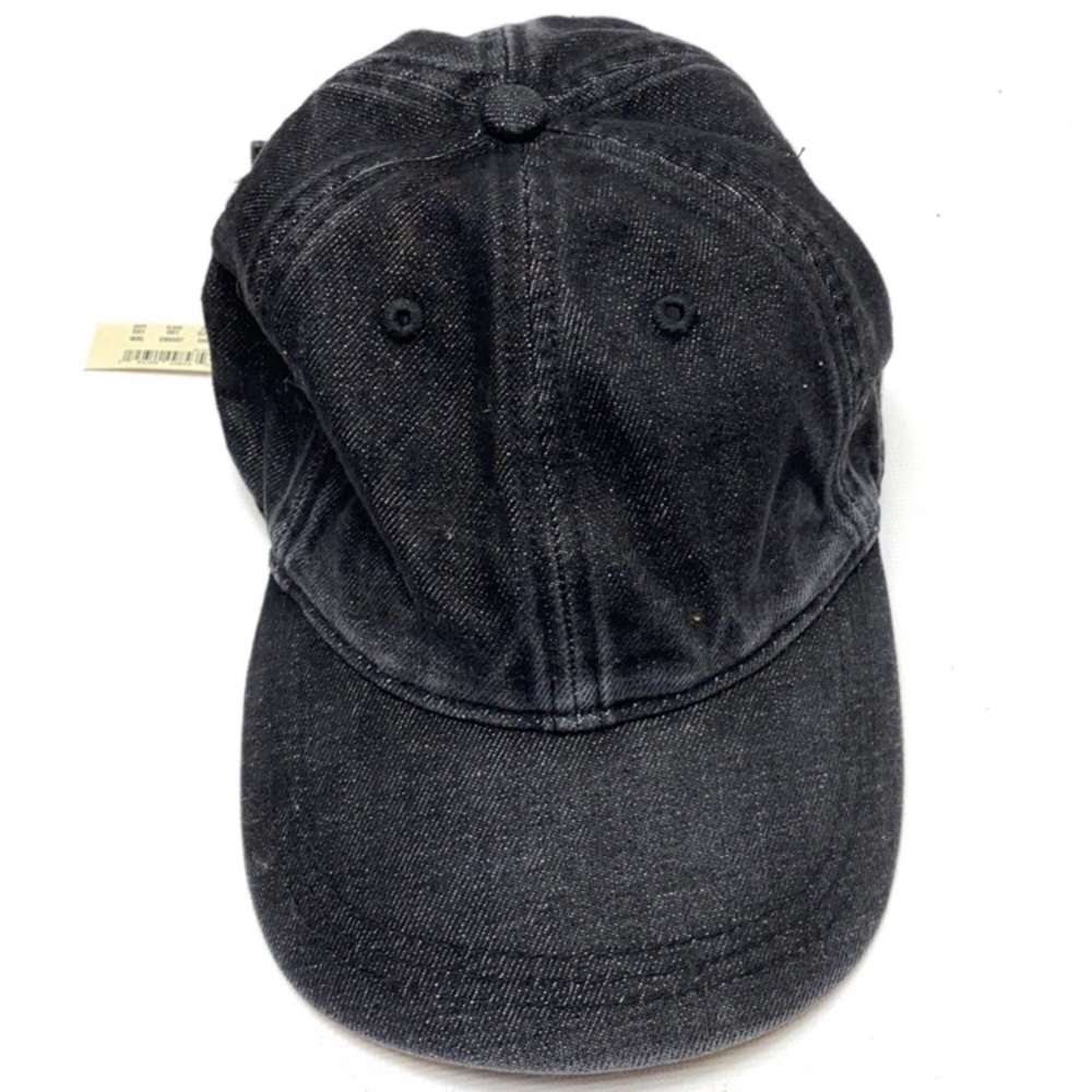 Madewell faded black denim baseball cap